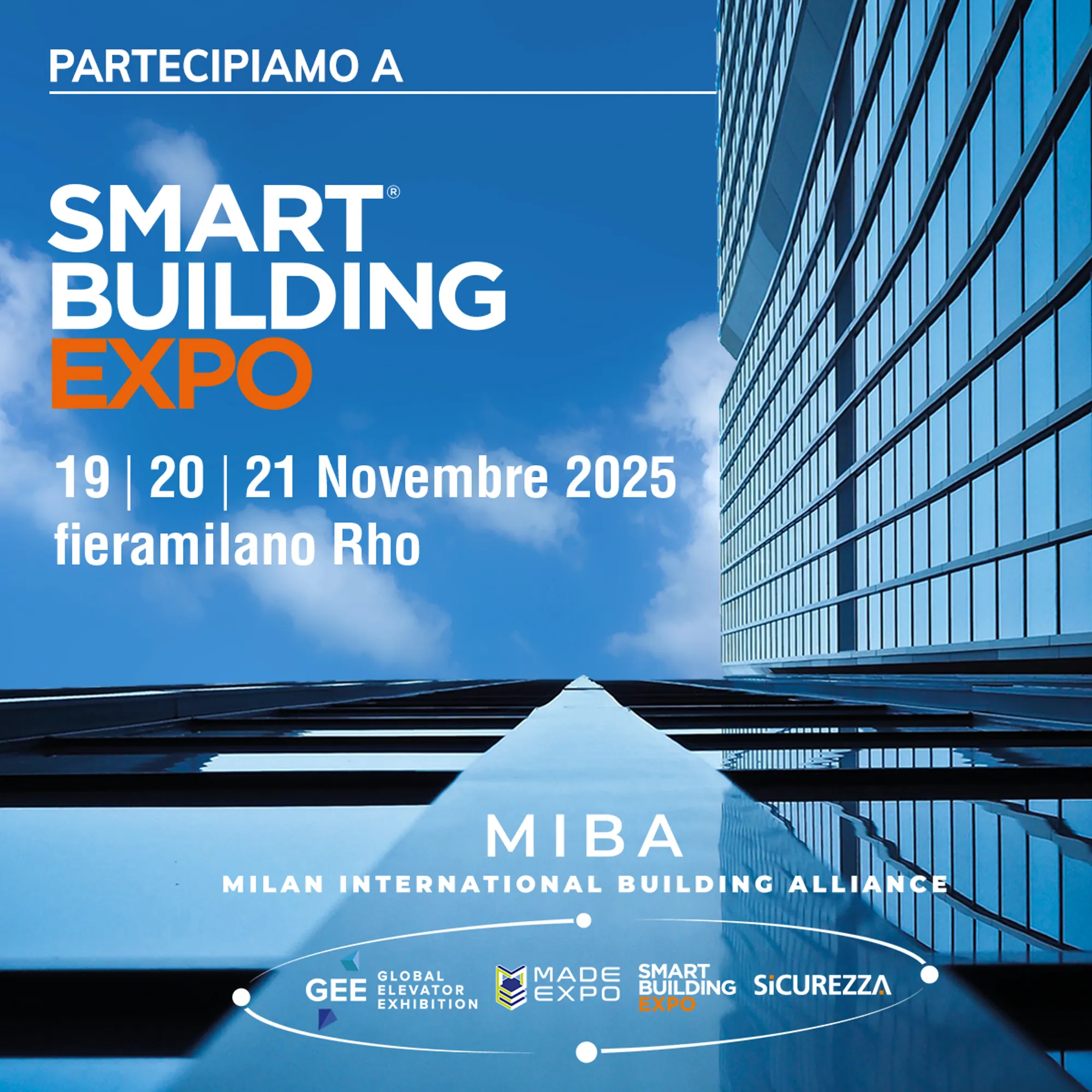 Cover for Sysdev protagonist at Smart Building Expo 2025 in Milan, the fair dedicated to intelligent construction